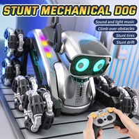 Perro Robot de Control Remoto 8WD, Coche RC Inteligente con Cargador de Metal, Juguete Musical Único para Caminar