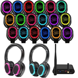 Système de fête silencieuse RF998B avec casques sans fil à diffusion audio sans latence pour Silent Disco - Product Image 1