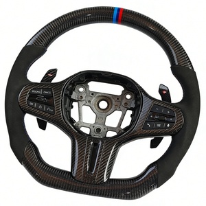 Volante <span class=keywords><strong>Deportivo</strong></span> Personalizado de Fibra de Carbono y Alcántara para <span class=keywords><strong>BMW</strong></span> G20 G28 G30 G38 G80 G82 M320i M330i M330e M340i 540i G02 G11 - Product Image 3