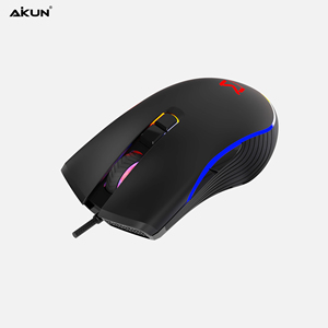 AIKUN GX66 RGBプログラム可能な光学ゲーミングマウス12800DPI、USB2.0/MCU - SPCP-A825FD26-6マクロキー - Product Image 2