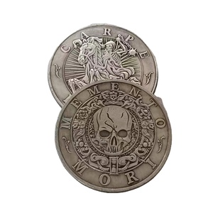 Reproduction Historique US Anciennes Pièces Laiton Rond Latin Allure <span class=keywords><strong>Série</strong></span> Memento Mori - Product Image 1