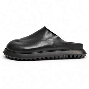 Brounvanm <span class=keywords><strong>Mules</strong></span> d'été pour hommes <span class=keywords><strong>en</strong></span> <span class=keywords><strong>cuir</strong></span> de vachette pleine fleur, respirantes, confortables et élégantes, à enfiler - Product Image 6