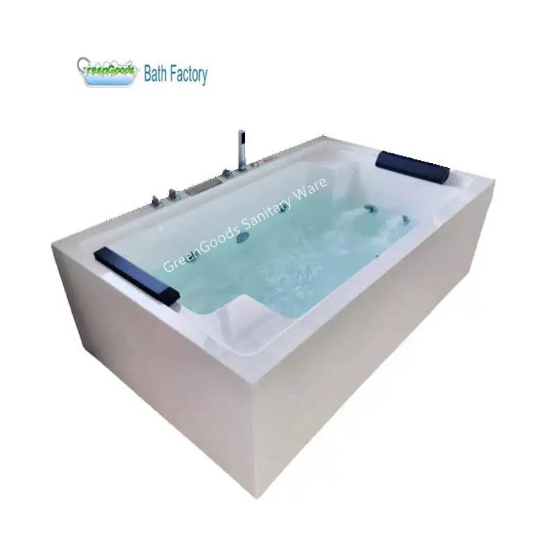 Bagno coppia vasca da bagno idroterapia Spa massaggio a bolle doppia vasca idromassaggio per adulti