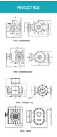 Flowmeter Oval Gear Baja Tahan Karat Besi Cor Anti Ledakan