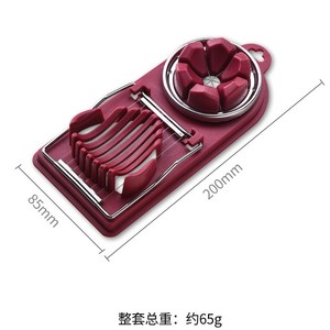 Ý tưởng sản phẩm mới <span class=keywords><strong>2025</strong></span> nhà bếp một trứng <span class=keywords><strong>Slicer</strong></span> 2 trong 1 công cụ với dây thép không gỉ trứng <span class=keywords><strong>Slicer</strong></span> <span class=keywords><strong>Cutter</strong></span> - Product Image 2