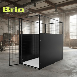 Cage de rangement compacte <span class=keywords><strong>Brio</strong></span> pour sous-sol, casier en treillis métallique sur mesure, compatible cadenas sécurisé, montage facile, idéal pour appartement - Product Image 1