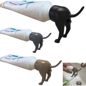 Distributeur de dentifrice amusant et créatif en forme de fesses de chien, réutilisable pour enfants et adultes - Product Image 4