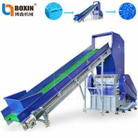 Plastique résistant à l'usure 1000KGH Déchets PP PE HDPE Tuyau PET Bouteille Seau Boîte Broyeur Machine Broyeur Prix