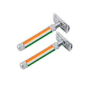 Direct Factory Price Bulk Sale Beard Cleaning use Two Side Blade Safety Razor From India Supplier