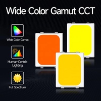 Kit de mezcla de chips LED SMD 2835 CCT ultraancho de alto CRI para 1800K-12000K, LED de 3 canales para desarrollo de luminarias de luz blanca ajustable