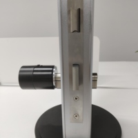 Cylindre de serrure électrique intelligent conforme aux normes européennes, contrôle à distance par application, noyau de serrure électronique motorisé, cylindre de serrure intelligent anti-effraction