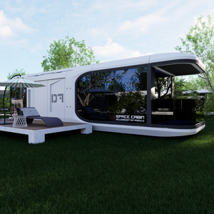 Мобильный дом-капсула для кемпинга: современный, экологичный, в стиле космического корабля, для отелей и гостевых домов, контейнерный дом - Product Image 1