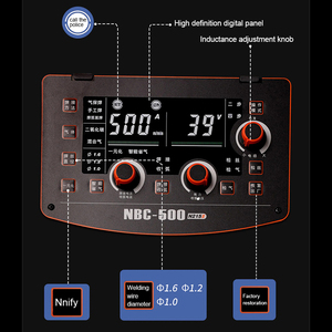 New for Portable Gas Shielded Welding <b>Machine</b> NBC-350/500 Industrial Carbon Steel CO2 Dual-Purpose 500 <b>Split</b> T - Product Image 2