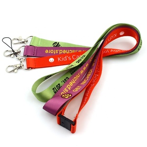 Lanières en polyester de haute qualité pour la vente en gros, personnalisables avec <span class=keywords><strong>porte</strong></span>-badge et <span class=keywords><strong>porte</strong></span>-clés, avec logo - Product Image 4