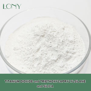 高性能耐水性日焼け止め二酸化チタントリエトキシカプリリルシランシリカ原料化粧品化学薬品 - Product Image 3