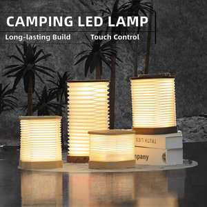 Đèn bàn cắm trại ngoài trời hiện đại, kiểu dáng gấp gọn, đèn LED cảm ứng ánh sáng ấm áp, thiết kế cầm tay linh hoạt, pin sạc. - Product Image 3