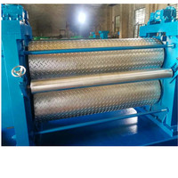 Machine de gaufrage de feuille de métal, gaufrage de feuille métallique, d'ondulation d'eau, européen, prix d'usine