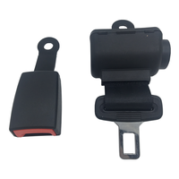 Ceinture de sécurité rétractable en acier à 2 points Sainuo pour voitures et chariots élévateurs - Compatible avec les autobus scolaires, les camions et les voiturettes de golf