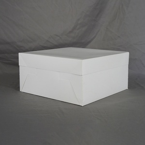 กล่องเค้กขายส่ง ขนาด 12*12*12 นิ้ว กล่องเค้กพับได้ กล่องใส่อาหารสำหรับงานปาร์ตี้ ไม่มีหน้าต่าง - Product Image 5