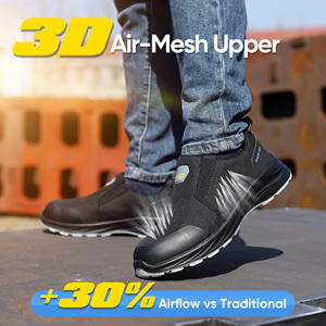 BactiVoid Chaussures de sécurité approuvées par <span class=keywords><strong>la</strong></span> CSA pour les travailleurs canadiens <span class=keywords><strong>Bottes</strong></span> à bout d'acier - Product Image 4