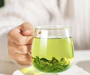 Органический зеленый чай первого сорта из свежих листьев, рассыпной, ароматный, в банке, серия Raw Health от Tian - Product Image 4