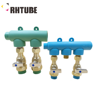 Vente en gros de tuyaux de distribution en laiton haute pression RHTUBE de 3/4 pouce pour système de chauffage par le sol PEX, PN25, garantie de 3 ans
