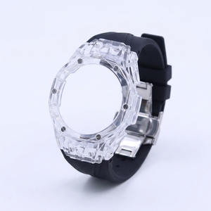Kit de modification transparent <span class=keywords><strong>GA</strong></span>-<span class=keywords><strong>2100</strong></span> pour <span class=keywords><strong>Casioak</strong></span> GA2100/2110/<span class=keywords><strong>GA</strong></span>-B2100 - Boîtier de montre personnalisé + ensemble de bracelet en silicone, accessoires de montre - Product Image 3