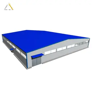 Mining Workshop Warehouse Factory struttura metallica Hangar Light Gauge Frames edificio a due piani nuovo Design in acciaio