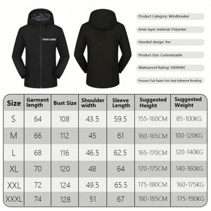 Custom Business Gifts Men's Outdoor Sports Polyester Waterproof <b>Winter</b> Hard Shell Hiking Windproof Work Clothes <b>Jacket</b> with logo - Product Image 2