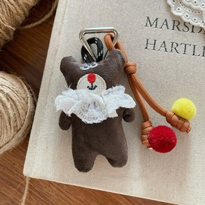 Nouveau style coréen Ins, porte-clés lumineux en peluche douce, motif étoile de dessin animé mignon, pompon coloré, ornement polyvalent pour sac et téléphone, tendance - Product Image 4