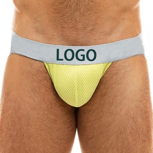 Sous-vêtements pour hommes <span class=keywords><strong>2022</strong></span> Offre Spéciale Sexy creux string respirant hommes G-string pantalon <span class=keywords><strong>Boxer</strong></span> maille Bikini tongs hommes sous-vêtements Gay - Product Image 4