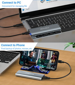 OSCOO Grosir M.2 NVMe SSD Enclosure 10Gbps USB C USB3.1 Kotak Hard Disk Eksternal - Product Image 5