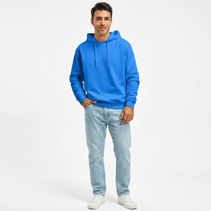 Sudadera con Capucha Corta de Gran Tamaño para Hombre, de Alta Calidad, Personalizada, de Forro Polar sin Costuras, Estampada, con Estilo Bordado - Product Image 1