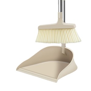 Ensemble balai et pelle Happy, manche en plastique, design ergonomique pour le nettoyage domestique - Product Image 3