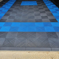 Dalles de sol de garage en plastique à emboîtement faciles à installer, certifiées CE, résistantes, dalles de sol pour entrepôt, dalle de sol pour garage