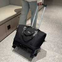 Grand sac de voyage à roulettes pour courts séjours, sac de rangement professionnel, sac de maternité pour l'hôpital, sac de voyage