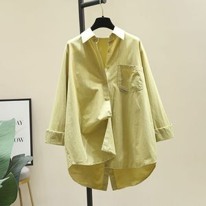 Blusa Feminina de Novo Design, Manga Longa, com Fenda, Estilo Casual e Solto - Product Image 3