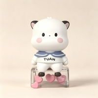 Yubi Bear Figurine en boîte surprise pour la saison des diplômes, en PVC, Panda en peluche, jouet mignon, cadeau, ornement, en stock, fabrication OEM, vente en gros