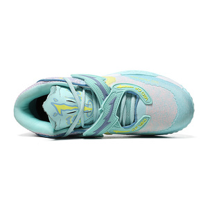 Chaussures de basketball unisexe en <span class=keywords><strong>toile</strong></span> et maille respirante à tige <span class=keywords><strong>basse</strong></span> avec fermeture auto-agrippante – Baskets de sport d'extérieur tendance et résistantes - Product Image 4