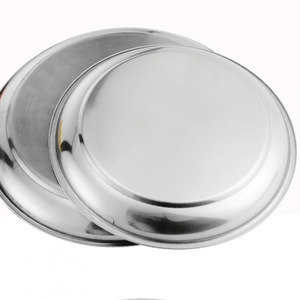 Plateau de service en acier inoxydable, plateaux alimentaires, <span class=keywords><strong>plat</strong></span> en acier inoxydable, grand <span class=keywords><strong>plat</strong></span> de service, grand <span class=keywords><strong>plat</strong></span> de service <span class=keywords><strong>rond</strong></span>, <span class=keywords><strong>plat</strong></span> - Product Image 5