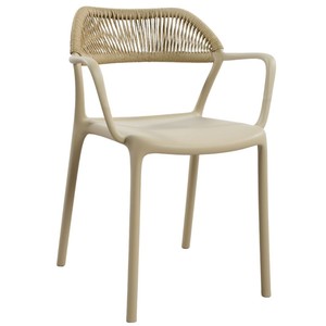 Reposabrazos apilable PP plástico al aire libre jardín Patio silla con cuerda Silla <span class=keywords><strong>de</strong></span> comedor muebles <span class=keywords><strong>de</strong></span> sala <span class=keywords><strong>de</strong></span> estar sillón <span class=keywords><strong>de</strong></span> plástico - Product Image 6