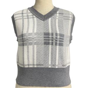 <b>Sweater</b> Vietnam Wool Yarn Knitting Machine <b>Women</b> V Neck <b>Sweater</b> Smooth Knitwear Casual Winter Warm Fashion Customized Size - Product Image 2