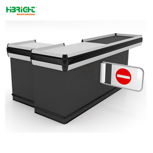 High Quality Fashionable Appearance High Definition Screen Automatic Moving Belt Self Checkout <b>Counter</b> Highbright HBE-CC-131 - Product Image 3