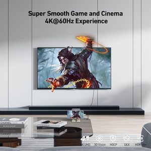 Câble BENFEI USB C vers <span class=keywords><strong>HDMI</strong></span> 1,8 mètre 4K60Hz Coque en aluminium Nylon tressé <span class=keywords><strong>Thunderbolt</strong></span> Type C vers <span class=keywords><strong>HDMI</strong></span> - Product Image 3