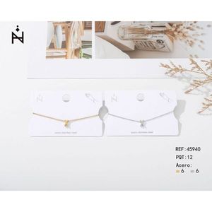 Bracciali a Polsino Plusera X Plusera X Fashion in Acciaio Inossidabile, Design Minimalista, Gioielli da Donna - Product Image 1