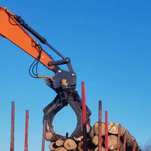 Grappin de démolition pour excavatrice XUVOL, trieur de ferraille rotatif avec installation facile, composants de base bon marché, moteur, pompe - Product Image 3