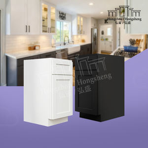 Vente chaude Blanc Shaker/Graphite Shaker B15 Modèle Cuisine Armoire De Base Entrepôt Américain Livraison Gratuite Armoire pour Cuisine - Product Image 1