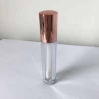 Tube de brillant à lèvres rond Transparent et givré de haute qualité pour emballage de maquillage de mascara de brillant à lèvres Tubes en plastique durables