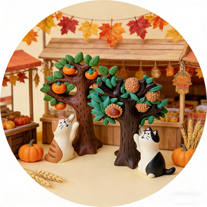 Série Marché d'Automne - Accessoires de photographie japonais, Cadeaux faits main, Cadeaux quotidiens, Ornements de jouets, Décorations de table - Product Image 4