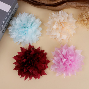 Flores de Tela de Camelia de 13 cm, Hechas a Mano, Accesorios para el Cabello, Decoraciones para Ropa - Product Image 2